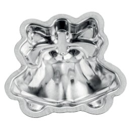 FOREMKI BLASZKI DO PIECZENIA CIASTEK STALOWA ZESTAW 10 SZTUK DZWONKI 121029