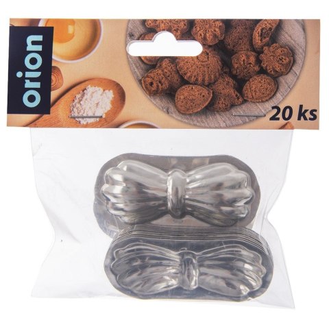 FOREMKI BLASZKI DO PIECZENIA CIASTEK STALOWA ZESTAW 20 SZTUK KOKARDA ORION 121033