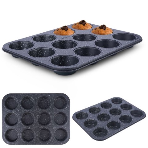 FORMA BLACHA DO PIECZENIA MUFFINEK GRANITOWA IMPERIAL 35CM NAVA 10-239-004