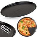 FORMA BLACHA DO PIECZENIA PIZZY GRANITOWA OKRĄGŁA 32CM NATURE NAVA 10-239-010