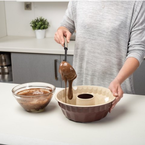 FORMA DO PIECZENIA BABKI GRANITOWA Z KOMINEM TERRESTRIAL 26.5CM NAVA 10-103-176