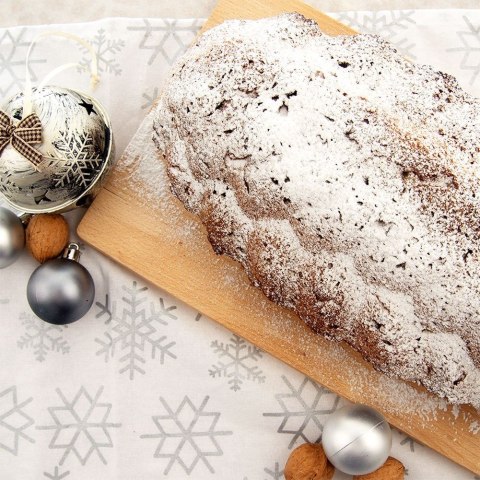 FORMA DO PIECZENIA CHAŁKI CIASTA SILIKONOWA 41CM BRĄZOWA SILLINIE ORION 151781