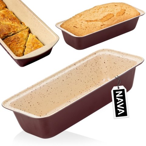 FORMA DO PIECZENIA CHLEBA KEKSU PASZTETU GRANITOWA 33CM TERRESTRIAL NAVA 10-103-178