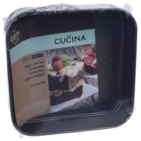 FORMA DO PIECZENIA CIASTA ROZPINANA STALOWA 23.5X24CM LA CUCINA 259108