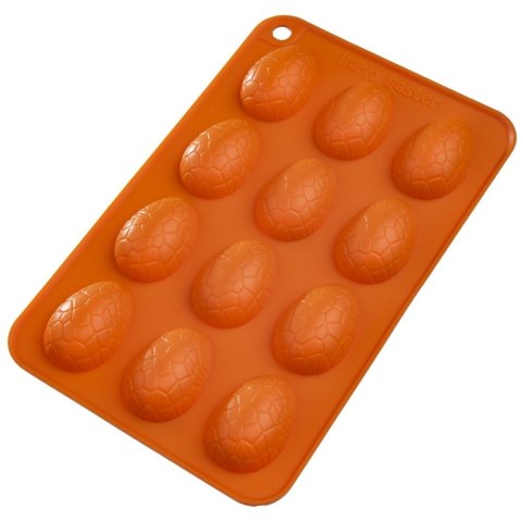 FORMA DO PIECZENIA CIASTEK I PRALIN PRALINEK SILIKONOWA POMARAŃCZOWA JAJKO SILLINIE ORION 151766
