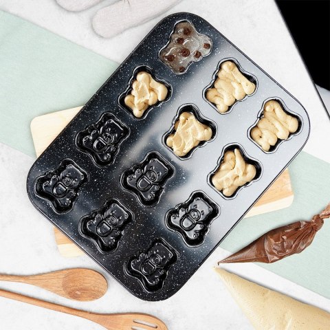 FORMA DO PIECZENIA CIASTEK NIEPRZYWIERAJĄCA MISIE 35X26.5CM VILDE 279034