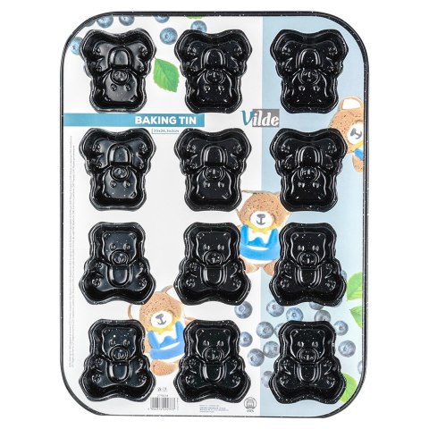 FORMA DO PIECZENIA CIASTEK NIEPRZYWIERAJĄCA MISIE 35X26.5CM VILDE 279034