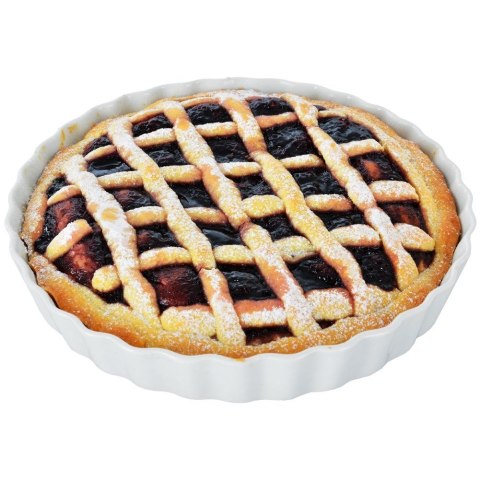 FORMA DO PIECZENIA TARTY CERAMICZNA BIAŁA 26.5CM VILDE 123249