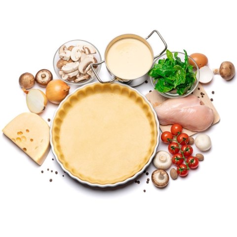 FORMA DO PIECZENIA TARTY CERAMICZNA BIAŁA 26.5CM VILDE 123249