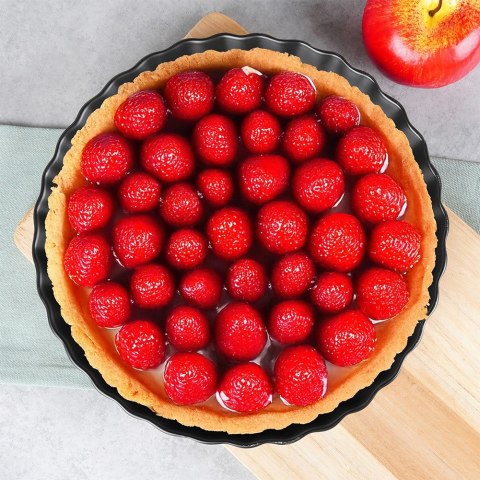 FORMA DO PIECZENIA TARTY CIASTA CERAMICZNA CZARNA 24.5CM VILDE 279003