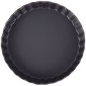 FORMA DO PIECZENIA TARTY CIASTA PORCELANOWA CZARNA OKRĄGŁA 25CM HIT 259201
