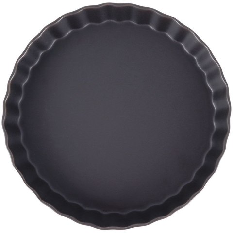 FORMA DO PIECZENIA TARTY CIASTA PORCELANOWA CZARNA OKRĄGŁA 25CM HIT 259201