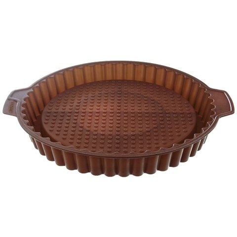 FORMA DO PIECZENIA TARTY CIASTA SILIKONOWA POMARAŃCZOWA OKRĄGŁA 27CM SILLINIE ORION 151778