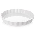 FORMA DO PIECZENIA TARTY PORCELANOWA BIAŁA OKRĄGŁA 25.5CM ORION 151786