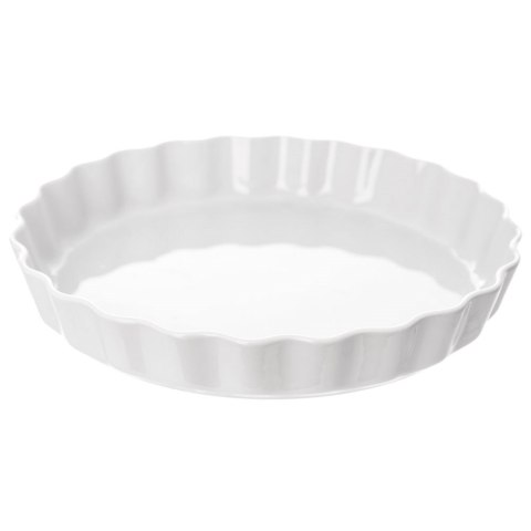 FORMA DO PIECZENIA TARTY PORCELANOWA BIAŁA OKRĄGŁA 25.5CM ORION 151786