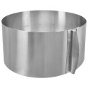 FORMA DO PIECZENIA TORTU OBRĘCZ OKRĄGŁA REGULOWANA STALOWA 16-30CM ORION 151780