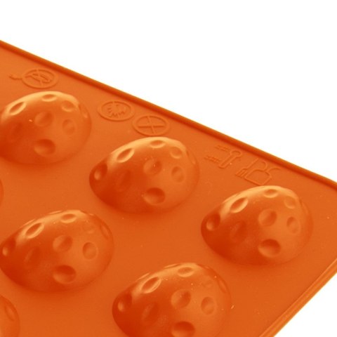 FORMA FOREMKA DO PIECZENIA CIASTEK SILIKONOWA POMARAŃCZOWA ORZECHY SILLINIE ORION 151721