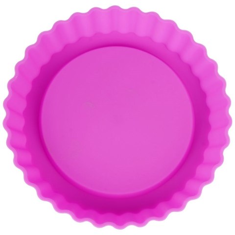 FORMY FOREMKI DO PIECZENIA TARTY CIASTA FORMA SILIKONOWA OKRĄGŁA 12CM 4 SZTUKI ALPINA 259259