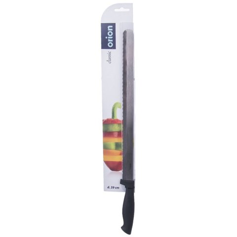 Nóż cukierniczy kuchenny do ciasta stalowy z ząbkami CLASSIC 39cm ORION 831163