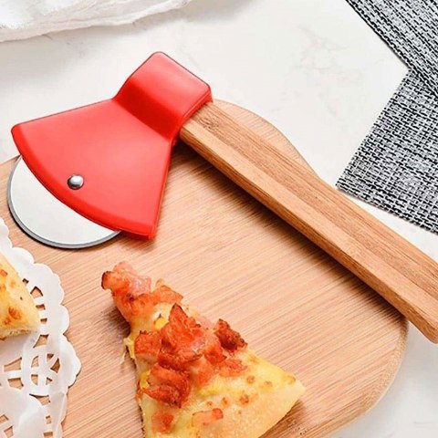 Nóż do krojenia pizzy stalowy 20cm radełko EXCELLENT HOUSEWARE 259073
