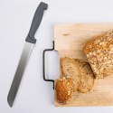 Nóż kuchenny do krojenia chleba stalowy 34cm GET-IT 259037