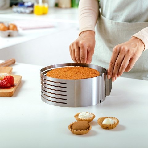 OBRĘCZ DO KROJENIA BISZKOPTU REGULOWANA STALOWA 7-WARSTWOWA ACER 16-20CM NAVA 10-100-003