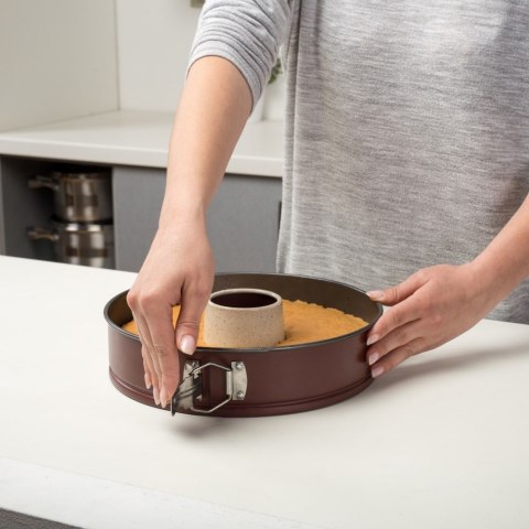 TORTOWNICA ROZPINANA FORMA DO BABKI Z KOMINEM GRANITOWA OKRĄGŁA 28CM TERRESTRIAL NAVA 10-103-174