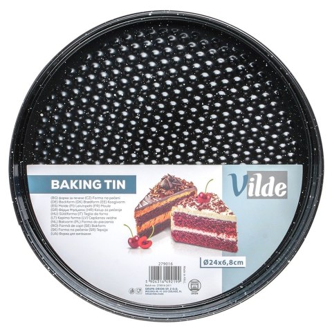 TORTOWNICA ROZPINANA GRANITOWA FORMA OKRĄGŁA 24CM VILDE 279016