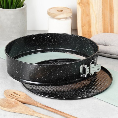 TORTOWNICA ROZPINANA GRANITOWA FORMA OKRĄGŁA 28CM VILDE 279017