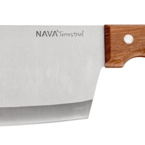 Tasak stalowy nóż kuchenny pojedynczy TERRESTRIAL 31.5cm NAVA 10-058-040