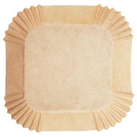 WKŁADY PAPIEROWE DO FRYTKOWNICY BEZTŁUSZCZOWEJ 21X21CM PAPIER 100 SZT ORION 120071