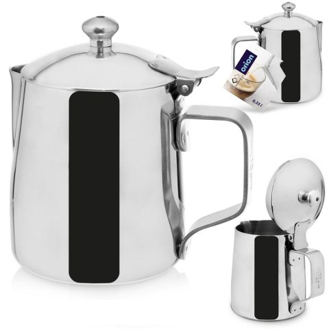 Dzbanek do mleka śmietanki stalowy metalowy kanka na mleko 350ml ANETT ORION 153670