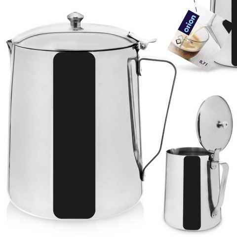 Dzbanek do mleka śmietanki stalowy metalowy kanka na mleko 700ml ANETT ORION 153671