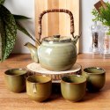 Dzbanek do zaparzania parzenia herbaty z czarkami ceramiczny 5-ele EXCELLENT HOUSEWARE 121922