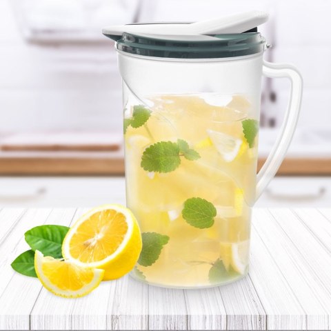 Dzbanek na wodę sok napoje plastikowy z pokrywką 2L ORION 126647