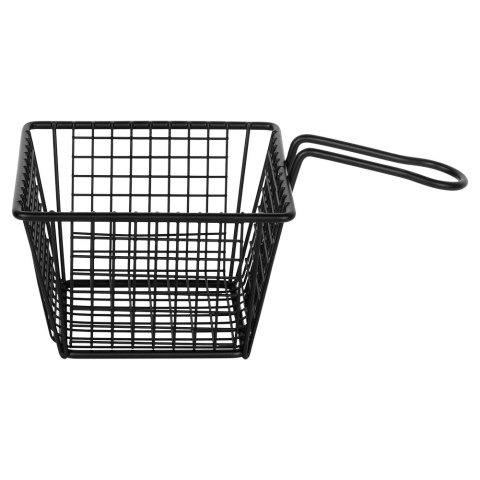 Koszyk na frytki do serwowania frytek metalowy czarny 22x13x8cm EXCELLENT HOUSEWARE 259730