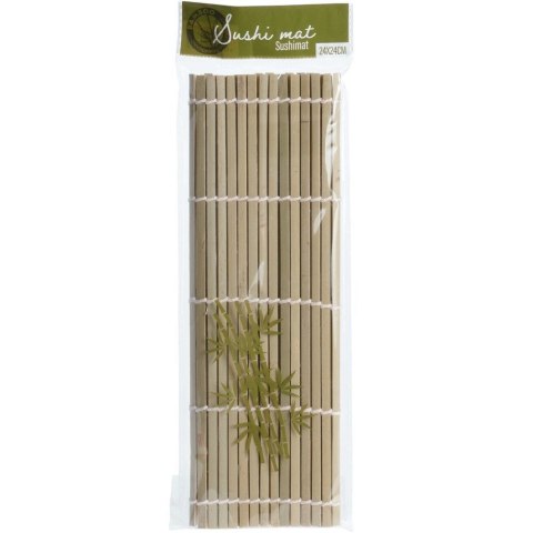 Mata do rolowania robienia zwijania sushi bambusowa 24x24cm EXCELLENT HOUSEWARE 870112