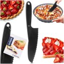 Nóż cukierniczy kuchenny do ciasta z ząbkami czarny BLACKLINE 24.5cm ORION 831179