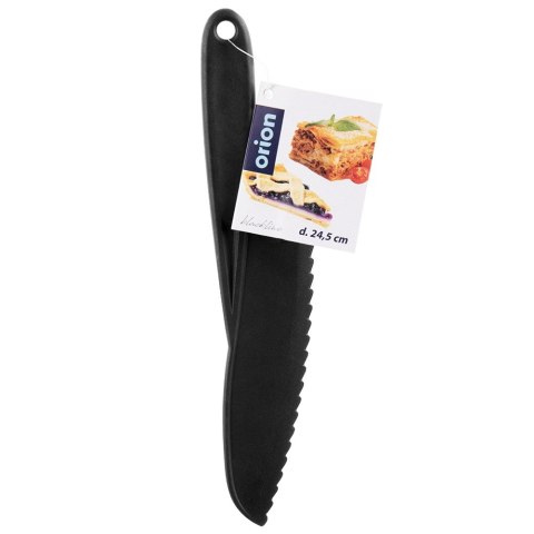 Nóż cukierniczy kuchenny do ciasta z ząbkami czarny BLACKLINE 24.5cm ORION 831179