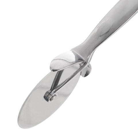 Nóż do krojenia pizzy metalowy okrągły 20cm LUXY radełko ORION 144710