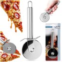 Nóż do krojenia pizzy stalowy pojedynczy 19cm radełko VILDE 259682