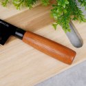 Nóż kuchenny Santoku stalowy pojedyńczy NATURE 29cm NAVA 10-054-021