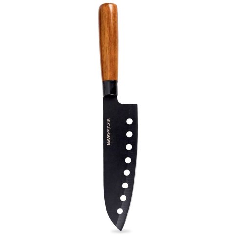 Nóż kuchenny Santoku stalowy pojedyńczy NATURE 29cm NAVA 10-054-021