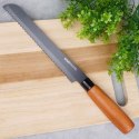 Nóż kuchenny do chleba stalowy pojedyńczy NATURE 32cm NAVA 10-054-023