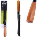 Nóż kuchenny do chleba stalowy pojedyńczy NATURE 32cm NAVA 10-054-023