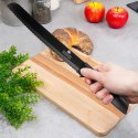 Nóż kuchenny do chleba stalowy stal czarny 32cm EXCELLENT HOUSEWARE 259735
