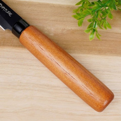 Nóż kuchenny do obierania stalowy pojedyńczy NATURE 19cm NAVA 10-054-025