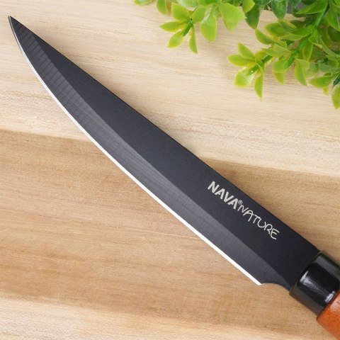Nóż kuchenny stalowy pojedyńczy NATURE 22.5cm NAVA 10-054-024