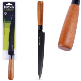 Nóż kuchenny stalowy pojedyńczy NATURE 32cm NAVA 10-054-022