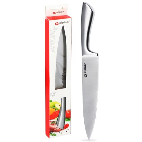 Nóż kuchenny szefa kuchni stalowy pojedyńczy 33.5cm ALPINA 259272